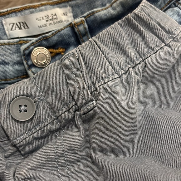 Zara shorts bundle in grey and blue denim size 18-24 months - Picture 5 of 7